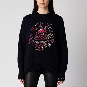 Zadig and Voltaire Malta crewneck Marino wool sweater